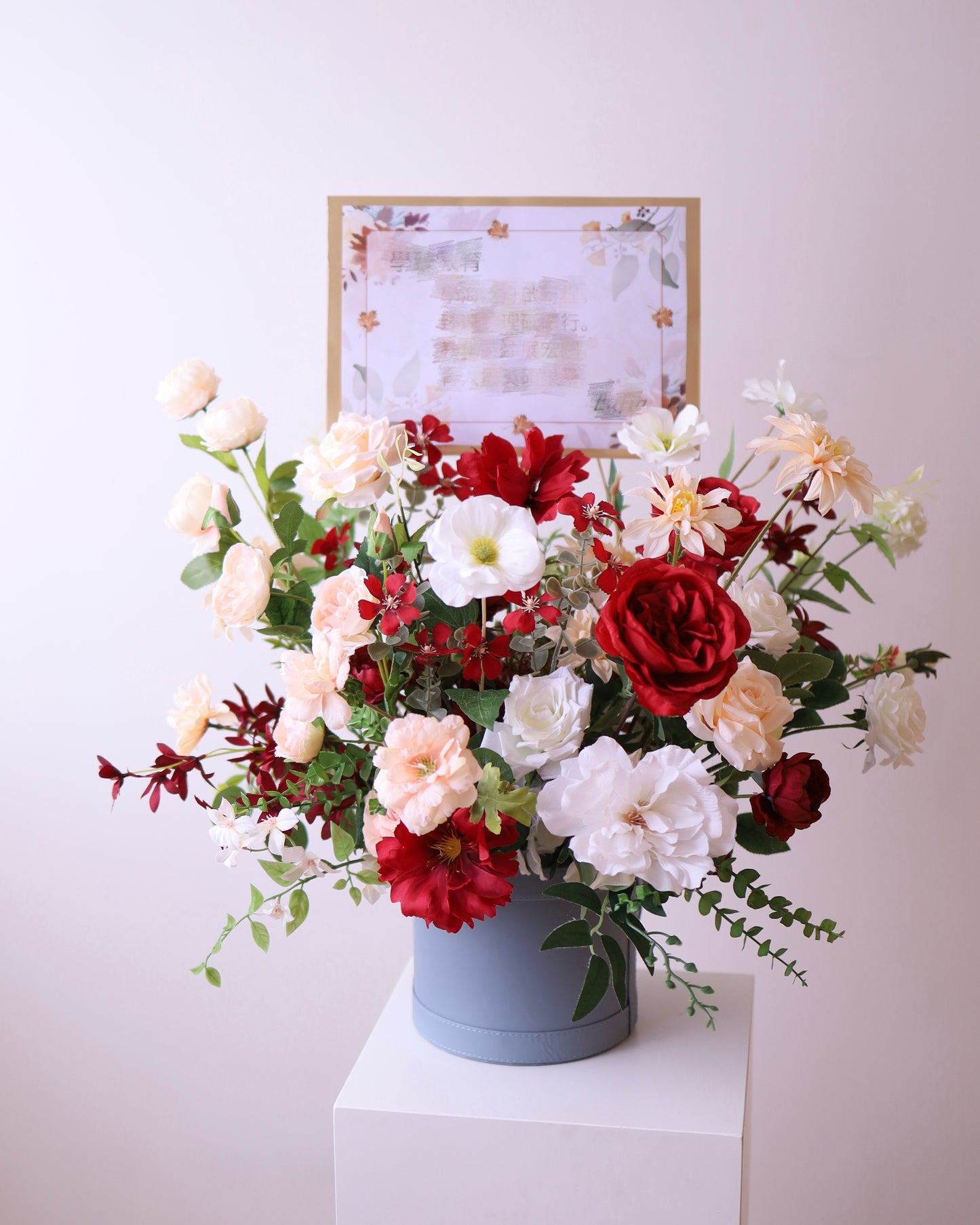 Silk Flower (Artificial Flower) Grand Opening Stand