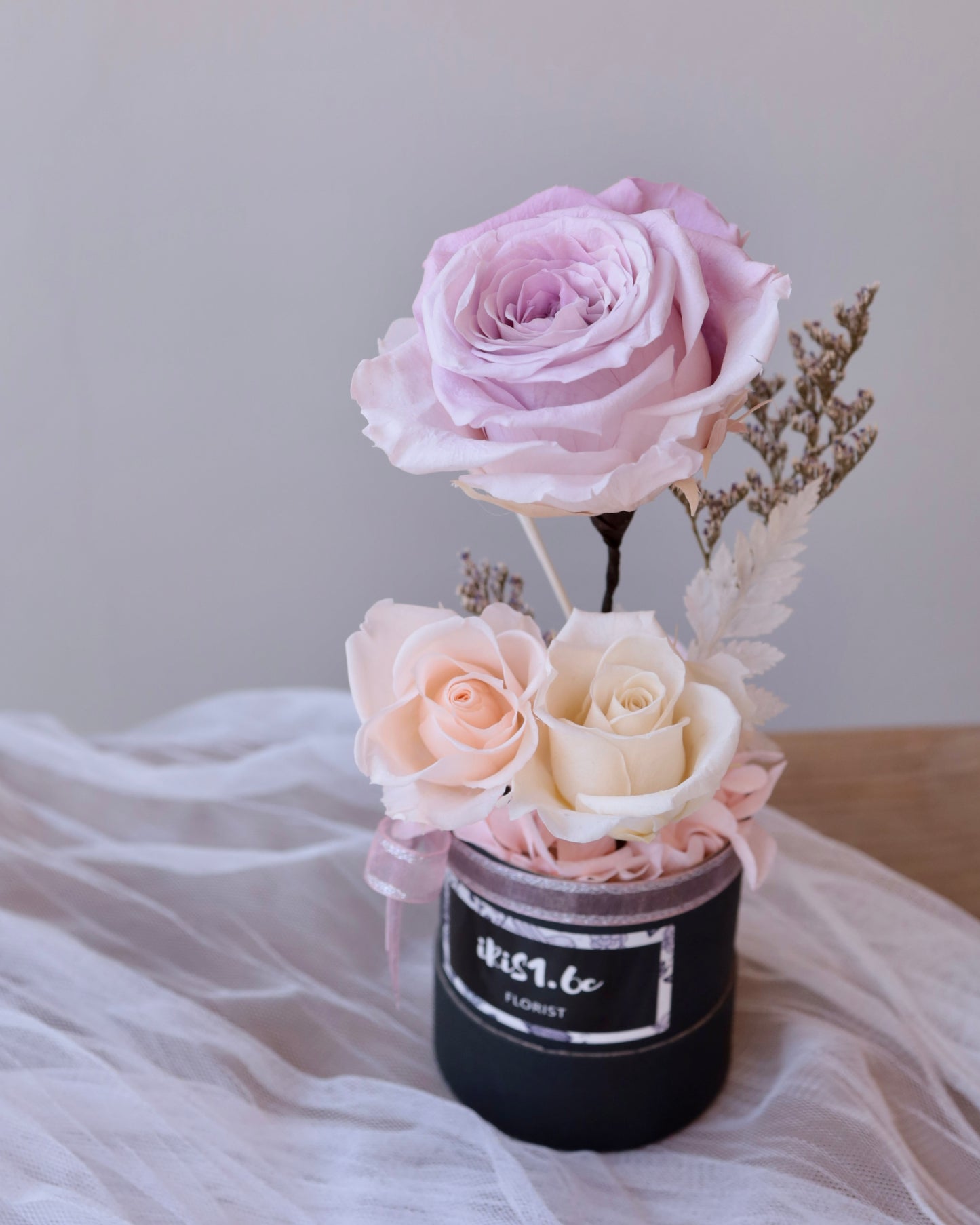 Bespoke Flower Box with Preserved Flowers