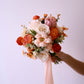 Round Shaped Bridal Bouquet with Silk Flowers 圓形絲花花球