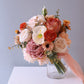 Round Shaped Bridal Bouquet with Silk Flowers 圓形絲花花球