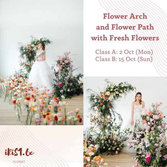 Fresh Flower Arch and Flower Path Workshop