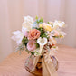 (Rental) 10 inches Korean Style Bridal Bouquet with Silk Flowers