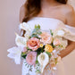 (Rental) 10 inches Korean Style Bridal Bouquet with Silk Flowers