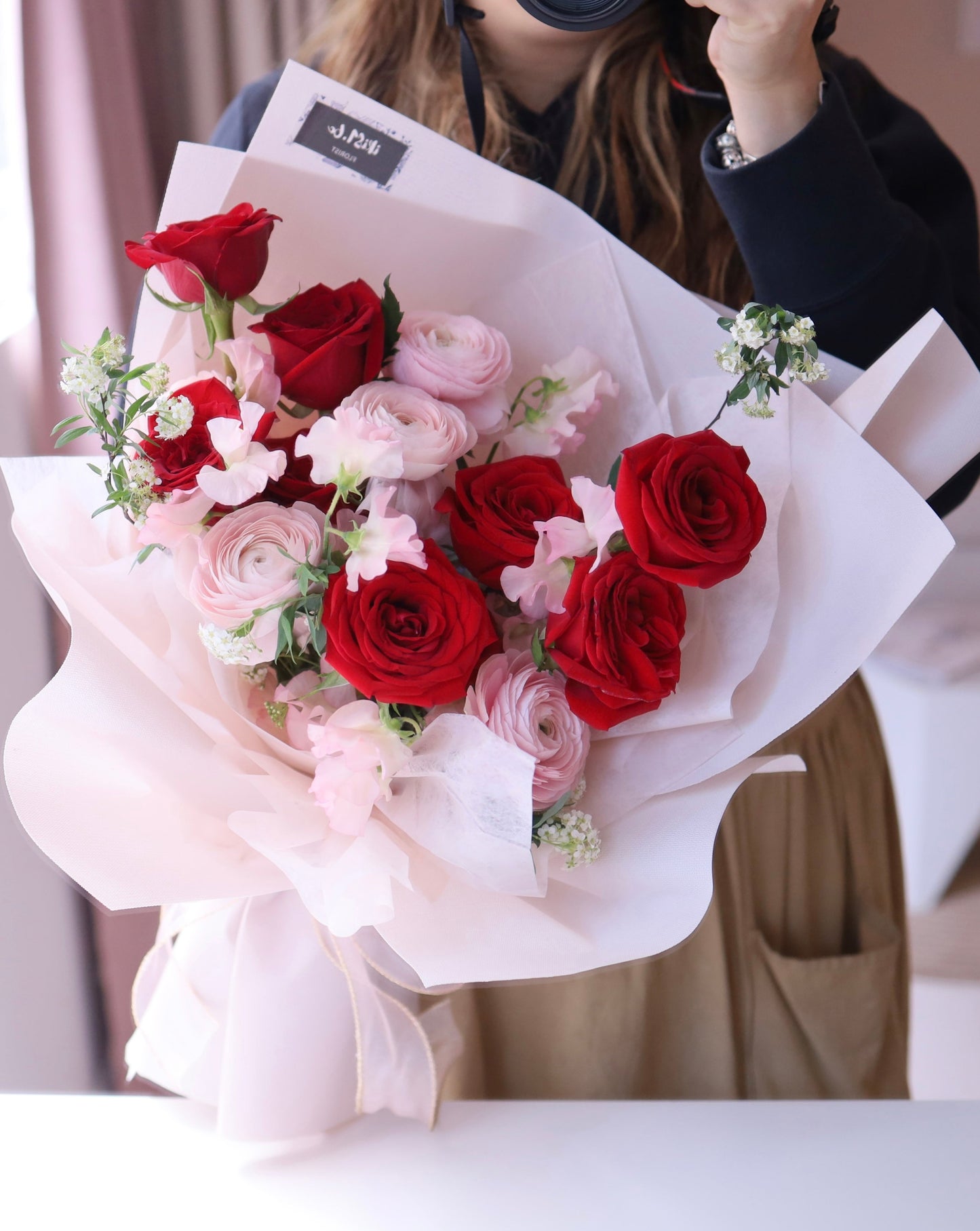 Valentine's Rose Fresh Flower Bouquet 情人節玫瑰鮮花花束