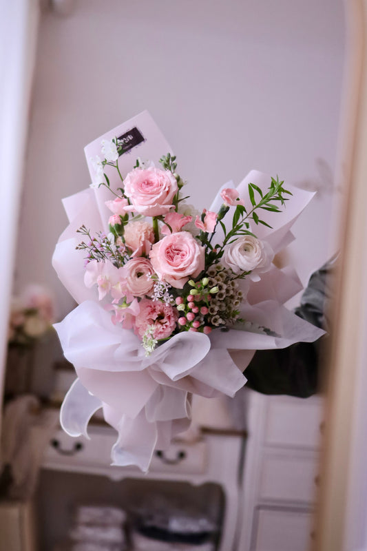 Valentine's Rose Fresh Flower Bouquet 情人節玫瑰鮮花花束