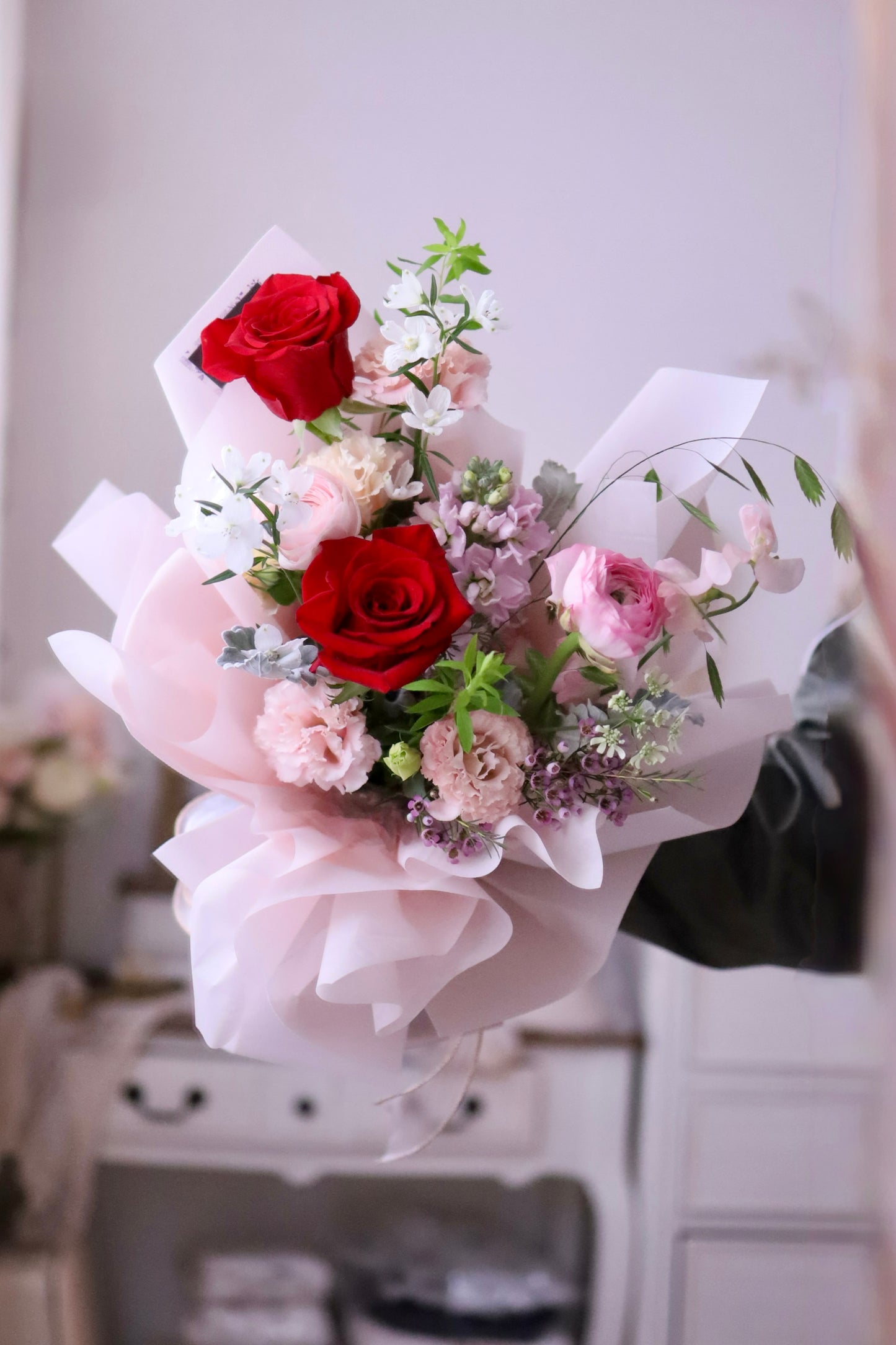 Valentine's Rose Fresh Flower Bouquet 情人節玫瑰鮮花花束