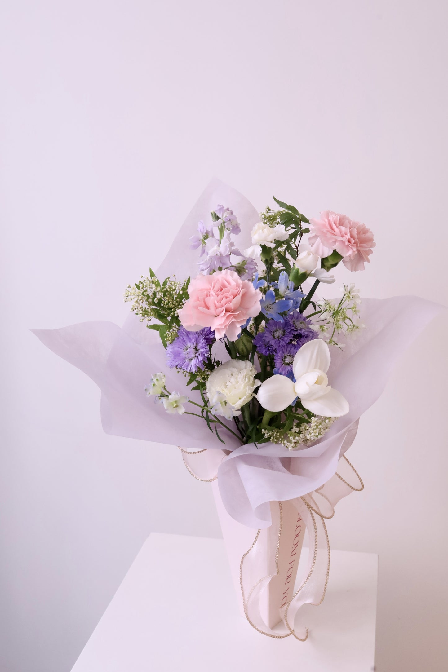 (Early Bird Offer 早鳥優惠) Mother's Day Fresh Flower Table Vase with Carnation & Tulip 母親節康乃馨鬱金香鮮花座檯小瓶花