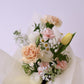 (Early Bird Offer 早鳥優惠) Mother's Day Fresh Flower Table Vase with Carnation & Tulip 母親節康乃馨鬱金香鮮花座檯小瓶花