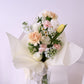 (Early Bird Offer 早鳥優惠) Mother's Day Fresh Flower Table Vase with Carnation & Tulip 母親節康乃馨鬱金香鮮花座檯小瓶花