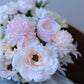 Round Shaped Bridal Bouquet with Silk Flowers 圓形絲花花球