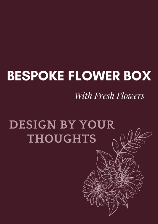 Bespoke Flower Box with Fresh Flowers
