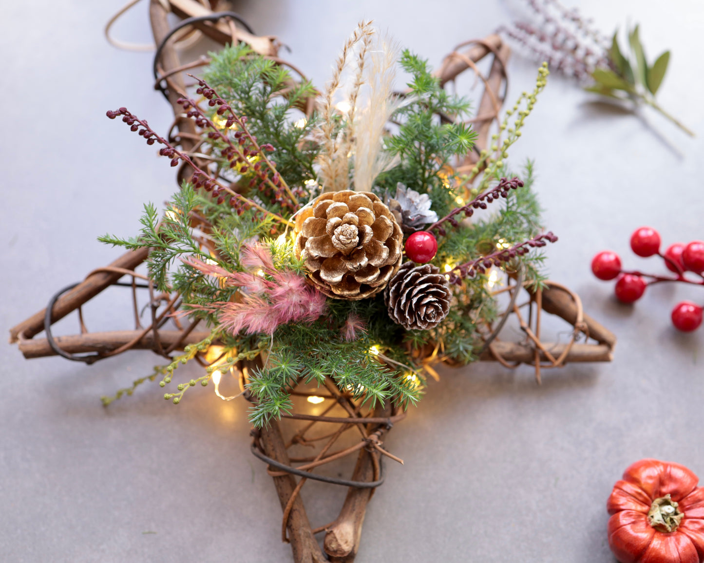 Star Shape Christmas Wreath Workshop with Cypress