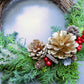 Round Shaped Christmas Wreath with Cypress