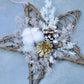 Christmas Wreath with Preserved and Dried Flowers (Star Shaped)